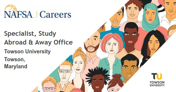 Specialist, Study Abroad & Away Office – Towson, Maryland job with Towson University | 165753